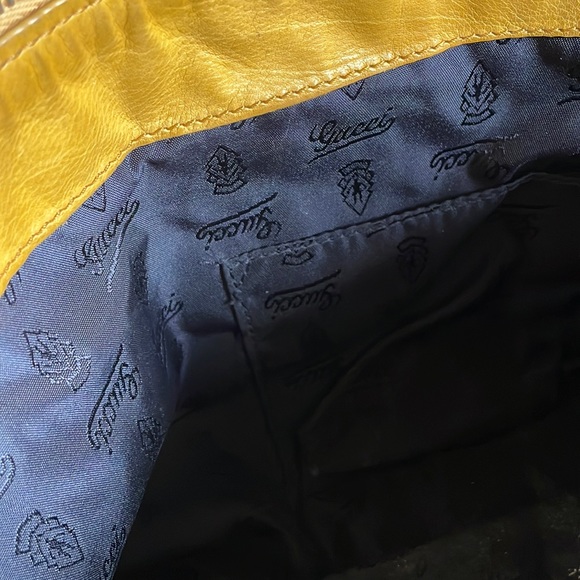 Authentic Gucci Hysteria Mustard Calfskin Clutch - Picture 10 of 12